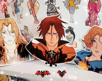 Castlevania Trio Transparent Stickers