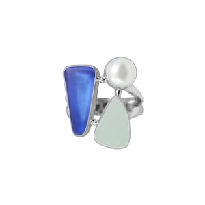 Bring home the beach with this Awesome Sea Glass Ring