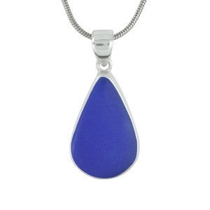 Gorgeous Genuine Sea Glass Drop Pendant