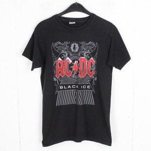 Vintage AC/DC T-Shirt Size M S black - black ice - band shirt merchandise