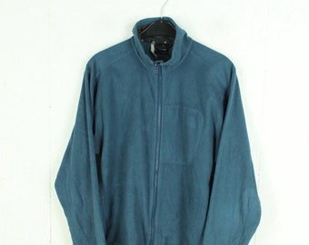 Vintage ADIDAS Fleecejacke Gr. L blau Fleece