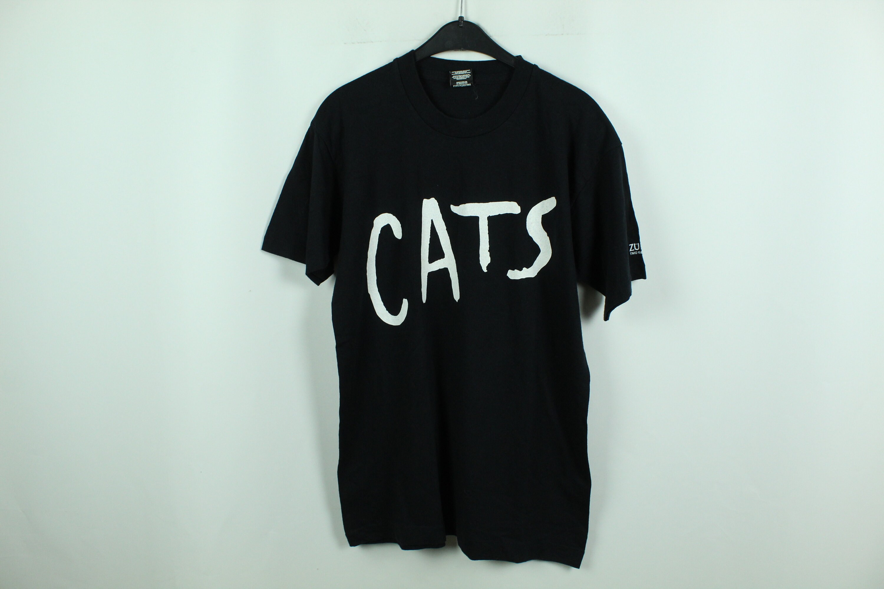 Vintage CATS Musical 80s T-shirt Size M 