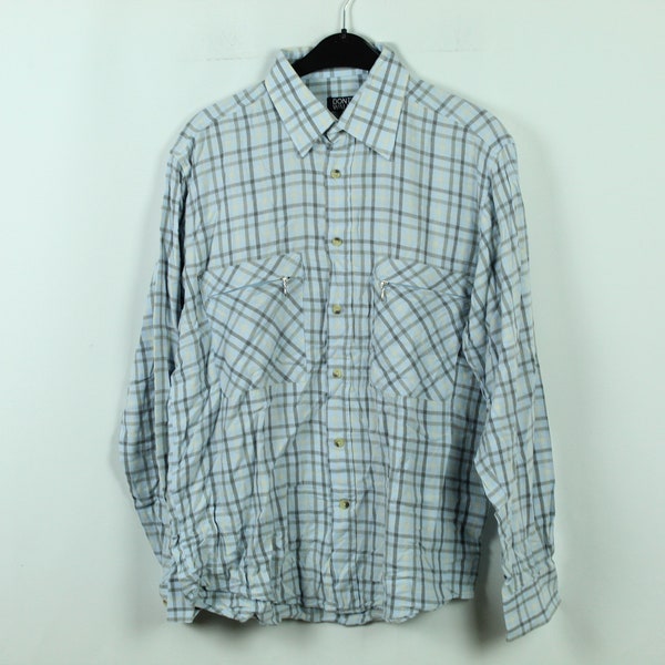 Vintage 90s flannel grunge shirt, Size L, 90s shirt, lumberjack, 90s clothing, checkered shirt (KK/20/10/074)