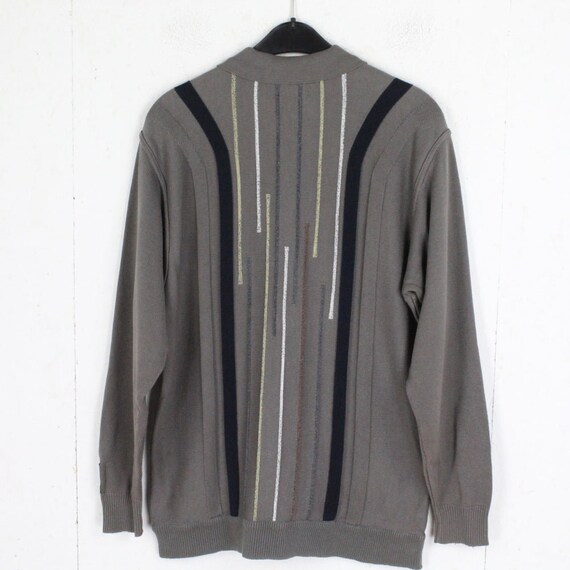 Vintage CARLO COLUCCI sweater size M L beige stri… - image 6