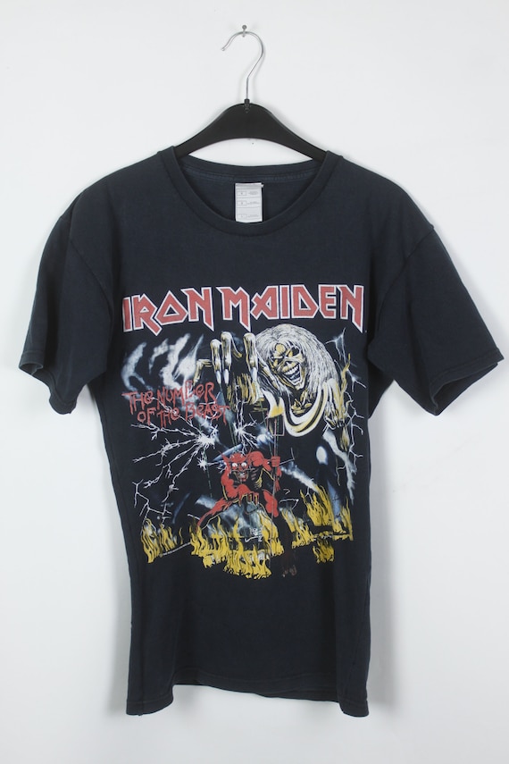 Original Vintage 1982 IRON MAIDEN T-Shirt, the num