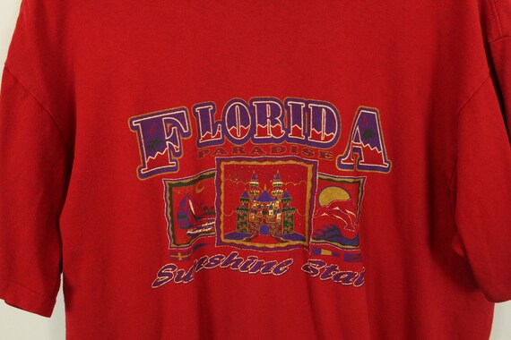 Vintage Miami Florida 90s Souvenir Camiseta con estampado - Etsy México