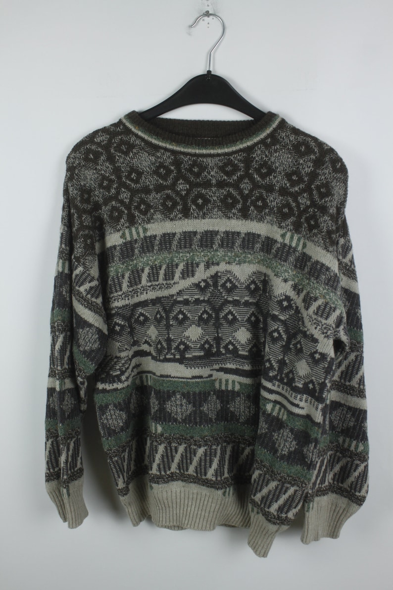 Size M Vintage Pullover Vintage Sweater 90s clothing 90s jumper KK06114