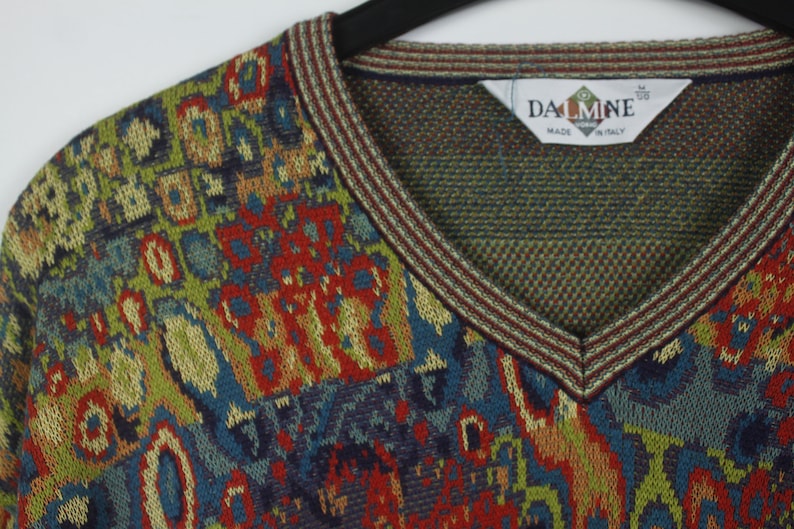 Size M 90s jumper Vintage Pullover 90s clothing KK06060 Vintage Sweater cosby style