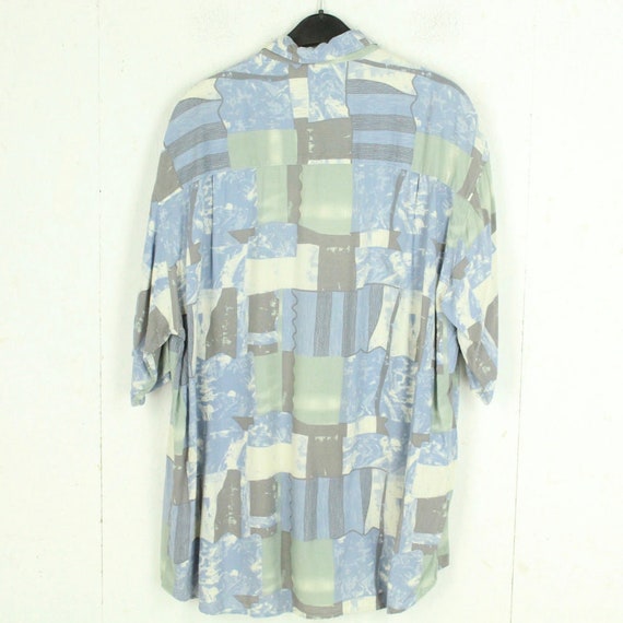 Vintage 90s shirt size XXL colorful crazy pattern… - image 4