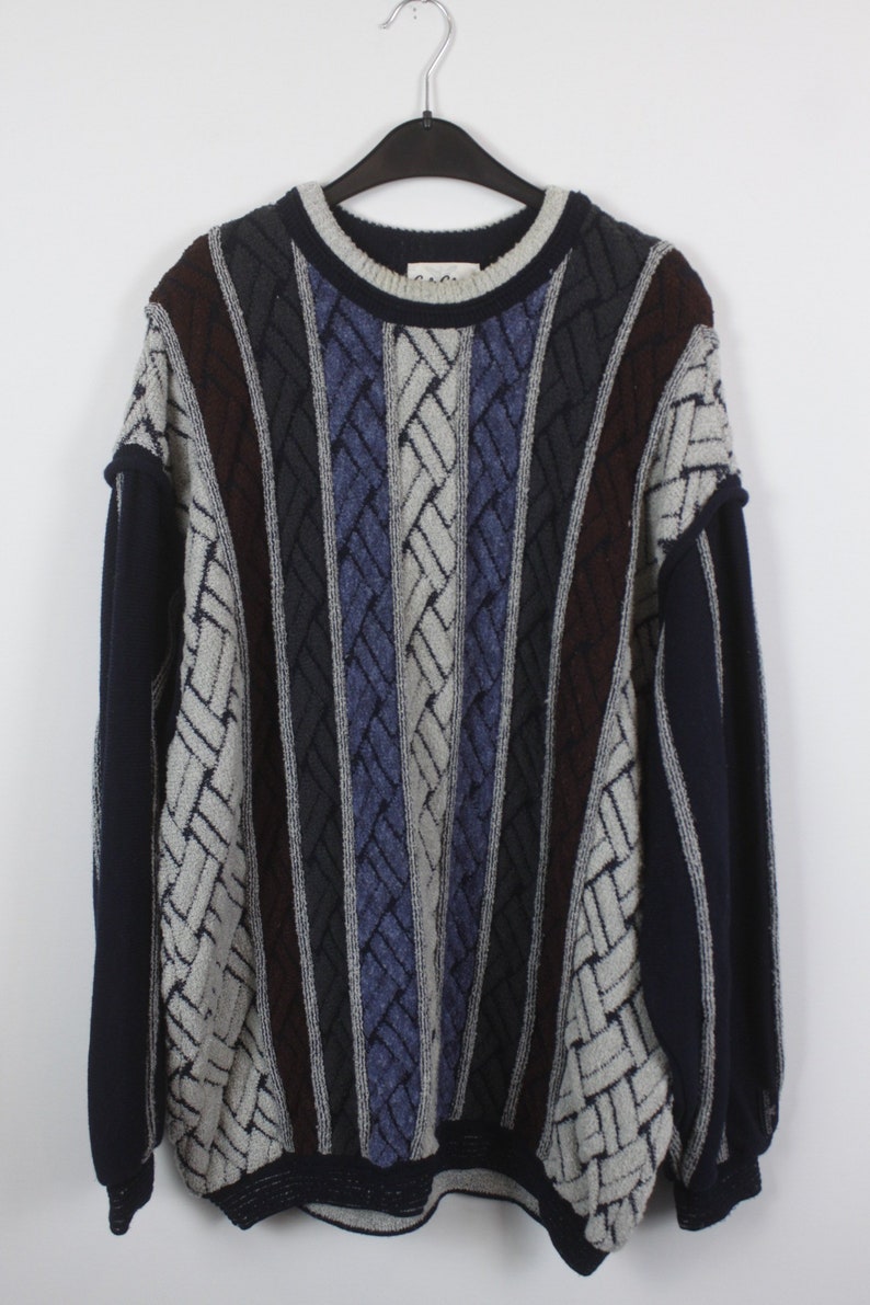 Original CARLO COLUCCI Sweater Vintage Knit Pullover 90s | Etsy