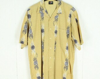 Vintage Hawaiian Shirt Size Loose multi-colored floral