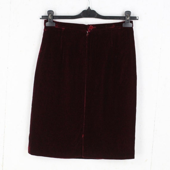 Vintage GIANFRANCO FERRE velvet skirt with silk G… - image 4