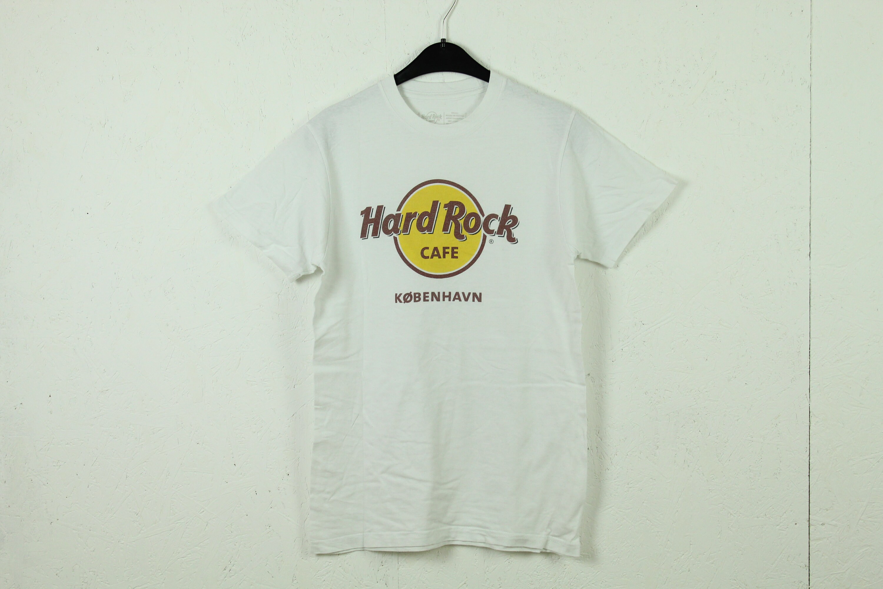 Vintage Hard Rock Cafe COPENHAGEN T-shirt Size S 90s -
