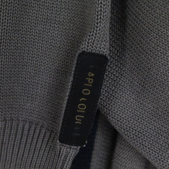 Vintage CARLO COLUCCI sweater size M L beige stri… - image 4