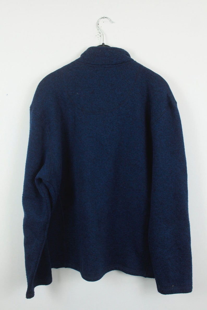 90s 90s clothing vintage sweater quater zip Vintage Sweatshirt KK02084 blue vintage clothing