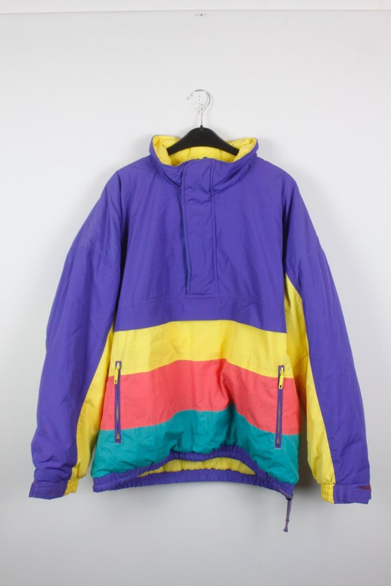 Vintage jacket, windbreaker, vintage clothing, 90s