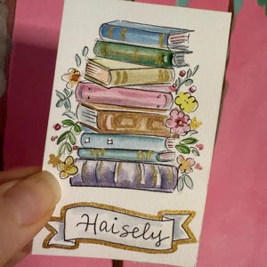 Tarjeta de nombre personalizada mini 2x3