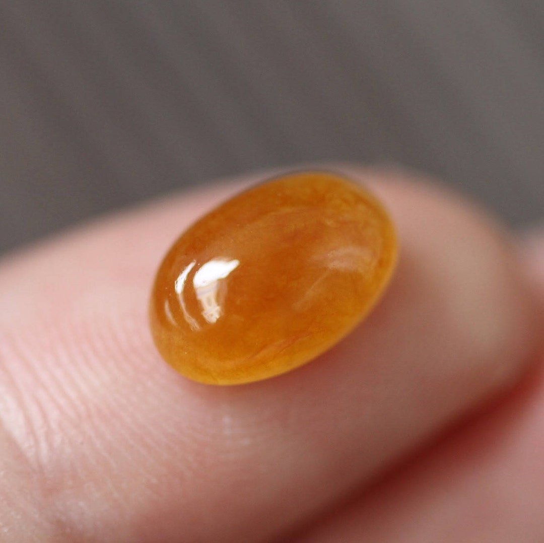 2.7 Ct. Crystal Translucent Red Jadeite Jade grade A Etsy