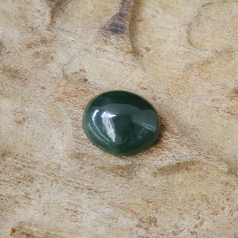 1.5 Ct. Imperialdark Green Jadeite Jade grade A Cabochon Etsy