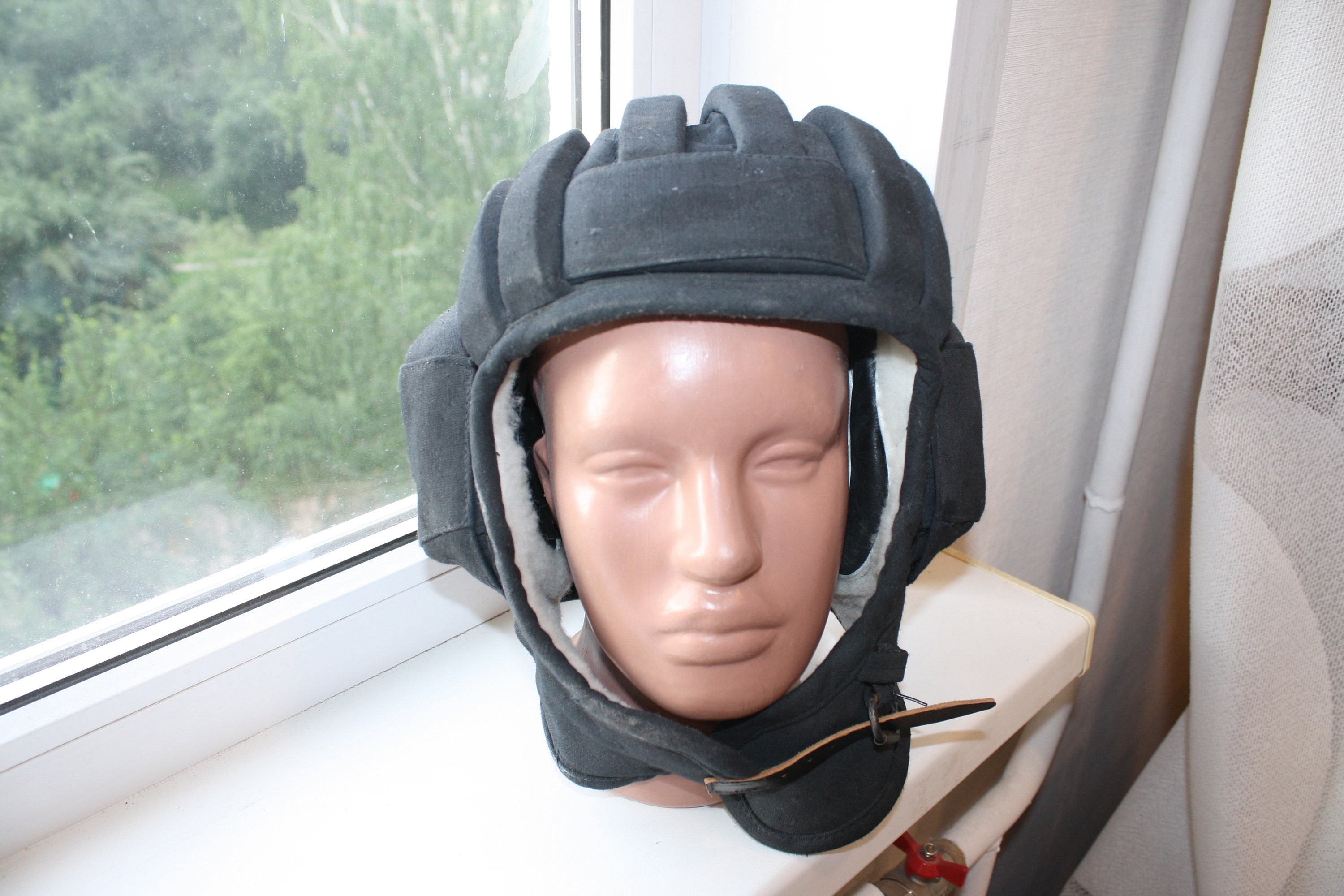 Soviet Army Russian military Tank Helmet Winter Edition with | Etsy