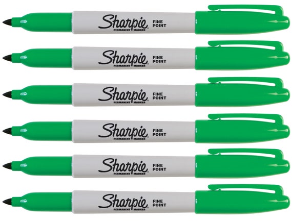Green sale sharpie markers