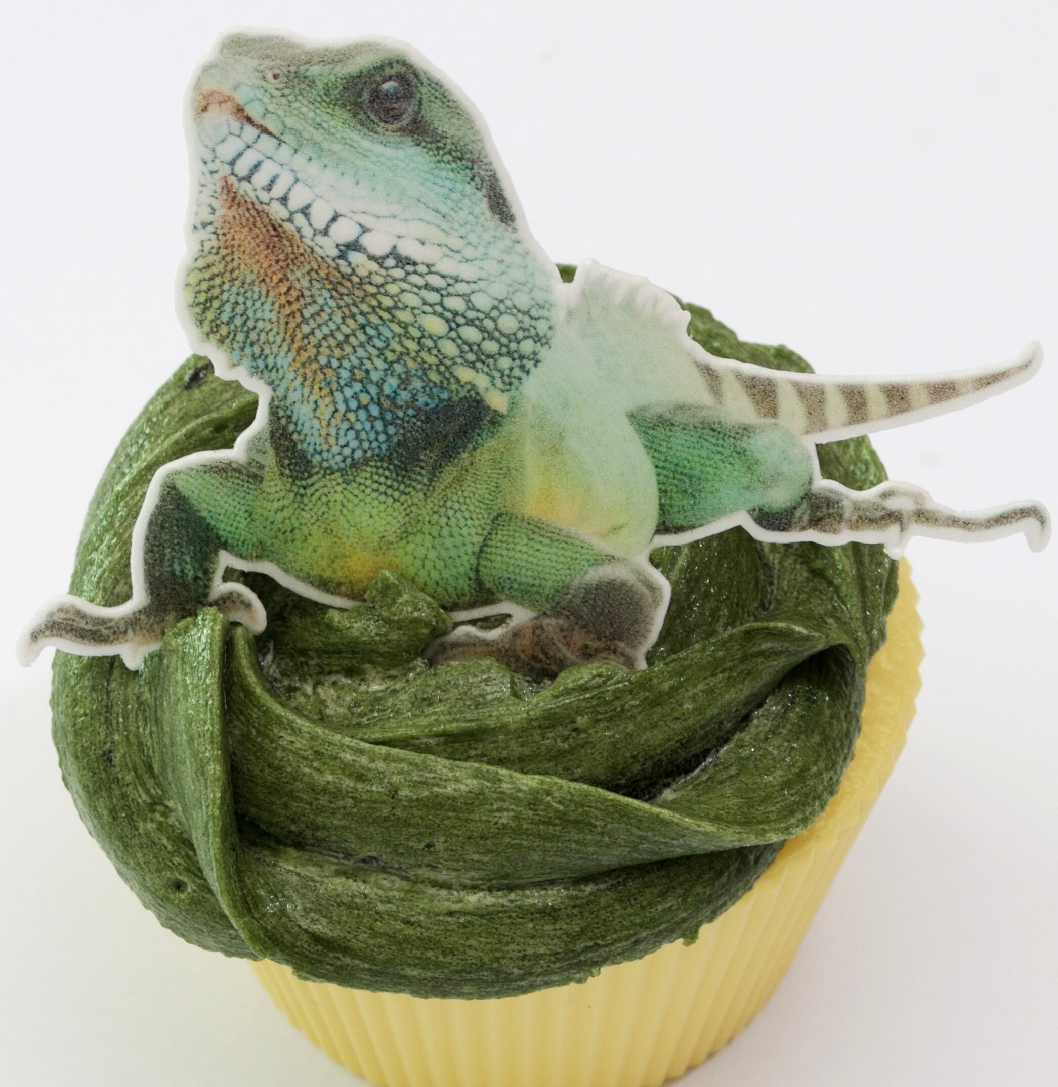 Reptile Cake Decoration Cupcake Topper Birthday Wafer Etsy Israel