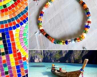 Good luck charm bracelet in color