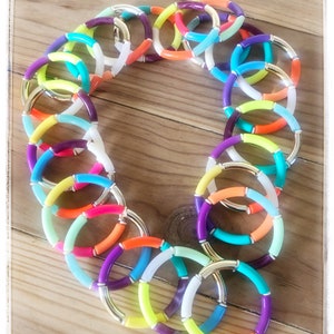 Trendy tube bead bracelet image 3