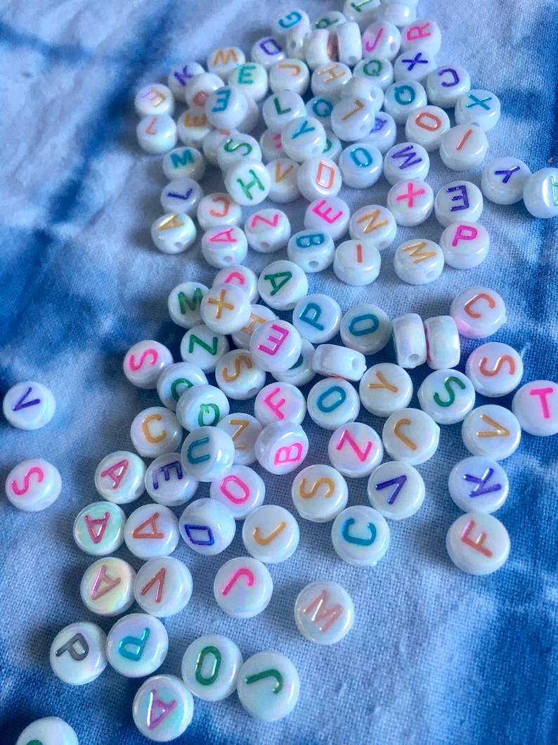 Lot of 10 Pearls Pearl Letters Alphabet From a to | Etsy