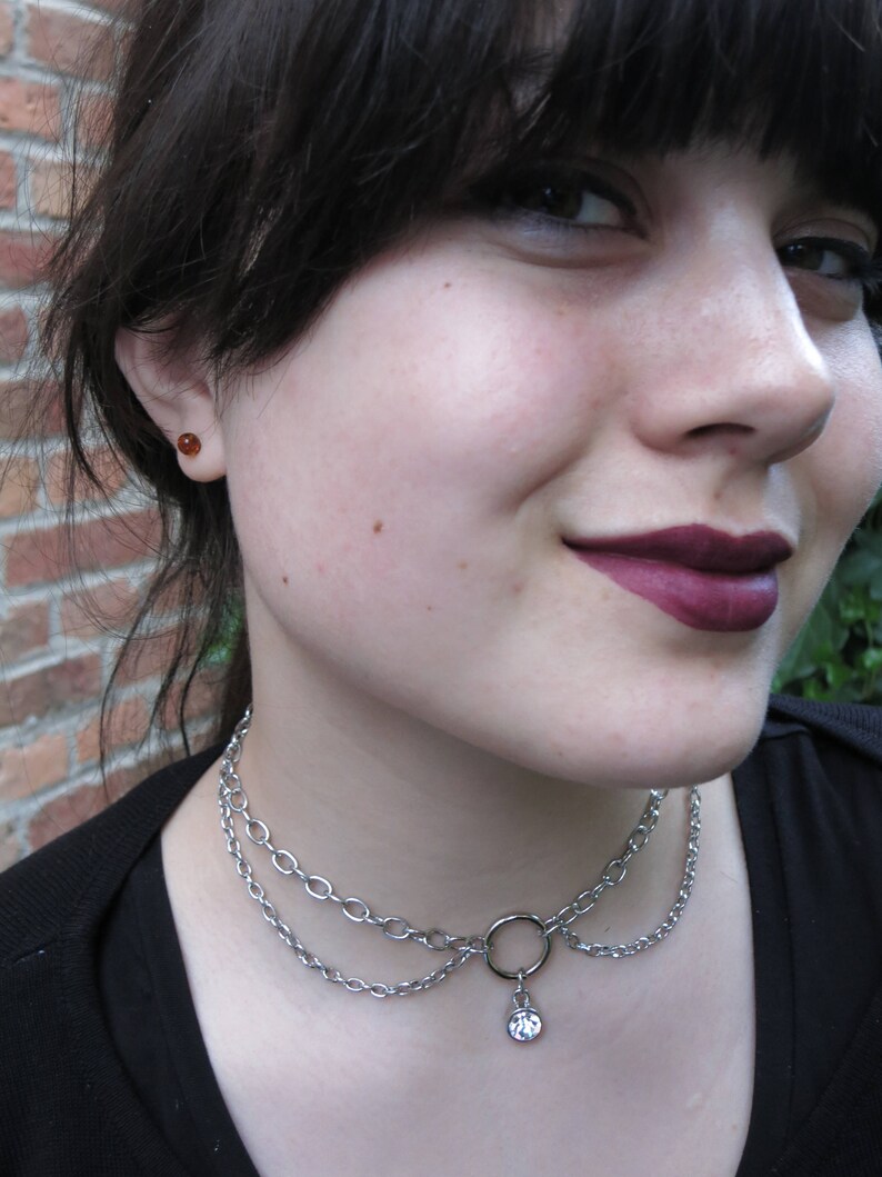 Bling chain choker