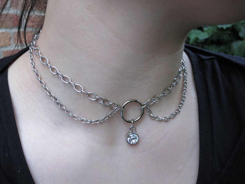 Bling chain choker