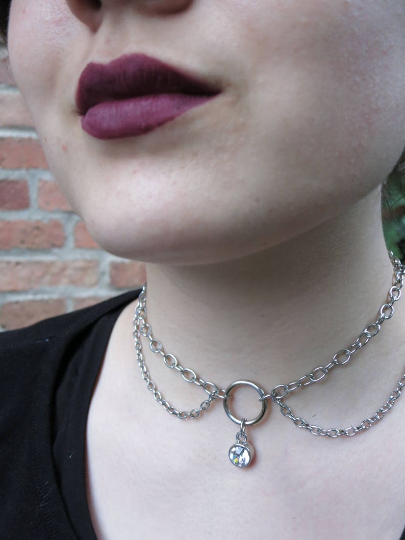 Bling chain choker