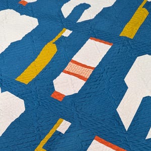 Zahnbürste & Zahnpasta Quilt Block - PDF Pattern - mit Schritt-für-Schritt-Anleitung
