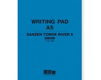 Yamamoto A5 SANZEN TOMOE RIVER 52 g/m² Blanko-Schreibblock Tomoe River Notizblock Tomoe River Notizbuch Tomoe RIver Flip Pad | 148 x 210 mm