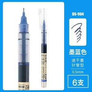 Dianshi BLUE BLACK Classic Series Saturated Ink Großraumstift 0,5 mm Glatter Gelstift Bester Gelstift Saturated Ink | DS904 Sehr zu empfehlen