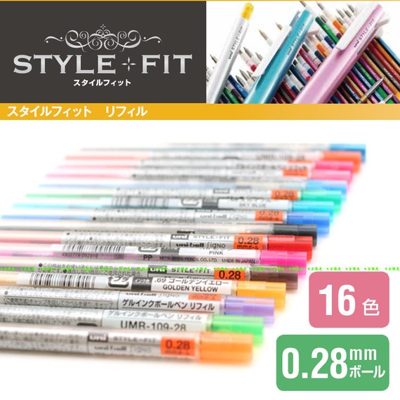 Uni Stylefit Gel-Kugelschreibermine – 0,38 Mm, Hellblau – Nachfüllmine Für Stylefit-Stifte