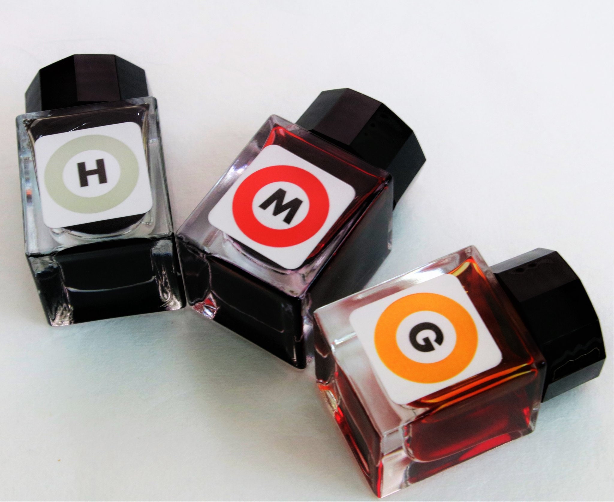 BUNGUBOX Japan TOKYO METRO Color Set Sheening Fountain Pen Ink Dip