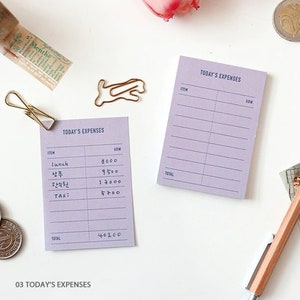 PAPERIAN Make A Memo Notes Shopping List to Do List Expense Record ...