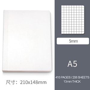 Chiba Stationery A6 Tomoe River Paper 5mm DOT GRID 52gsm