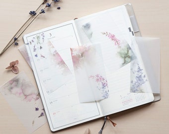 MU Lifestyle Apothecary DREAM Dyeing Tracing Paper Ephemera Vellum Paper Watercolor Paper Translucent Paper Planner Paper | DTP-013