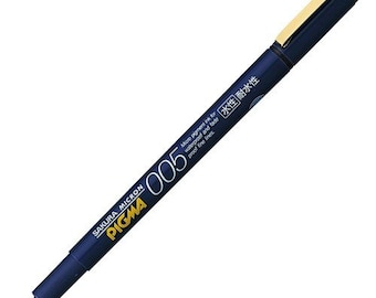 Sakura Pigma Micron BLACK Pen 005 Size 0.2mm Waterproof Pen Archival Pen Fade Resistant Pen pH Neutral Pen | ESDK005-49 [Japan Import]