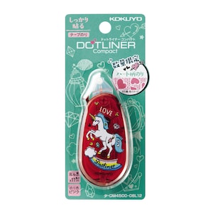 UNICORN HEART Kokuyo Campus Pop Art Limited Edition Series DOTLINER Refillable Glue Tape Photo Glue Acid-Free Glue | DM4500-08L