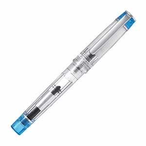 Pilot Prera LIGHT Blue Clear Demonstrator FIne Nib Fountain Pen | FPRN-350R-TLB
