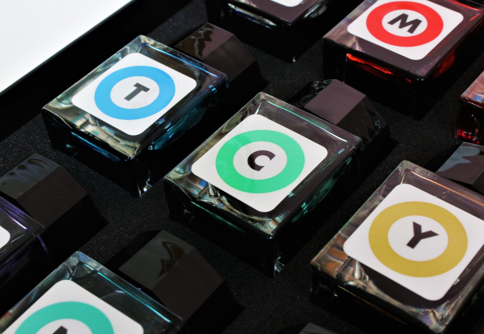 BUNGUBOX Japan TOKYO METRO カラーセット 光沢万年筆インク ディップ