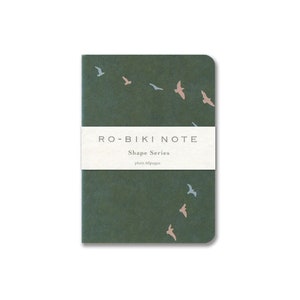 Yamamoto FLYING BIRDS Ro-Biki Notebook Shapes Series 5mm Dot Grid Series 3.5 x 4.9 GA082 image 5