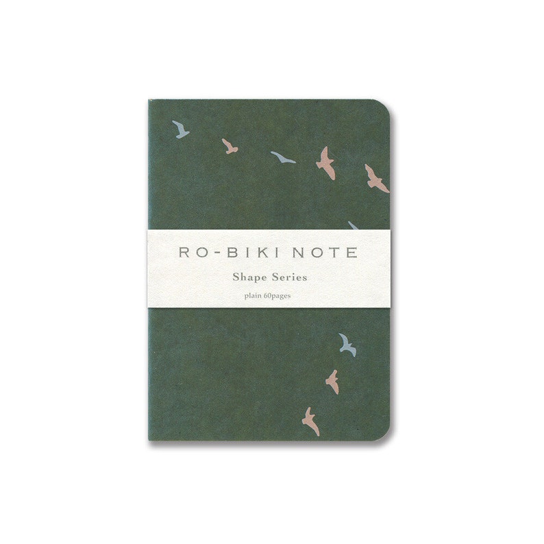 Yamamoto FLYING BIRDS Ro-Biki Notebook Shapes Series 5mm Dot Grid Series 3.5 x 4.9 GA082 image 5