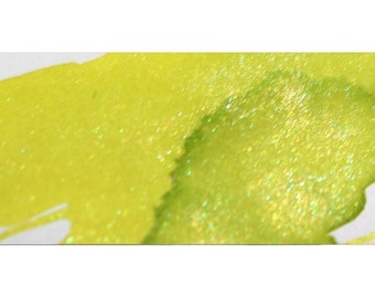 Dominant Industry Ink SPRING FIELDS Glitter Fountain Pen Ink Handmade Dip Pen Ink Hand Crafted Bottle Ink | 25ml