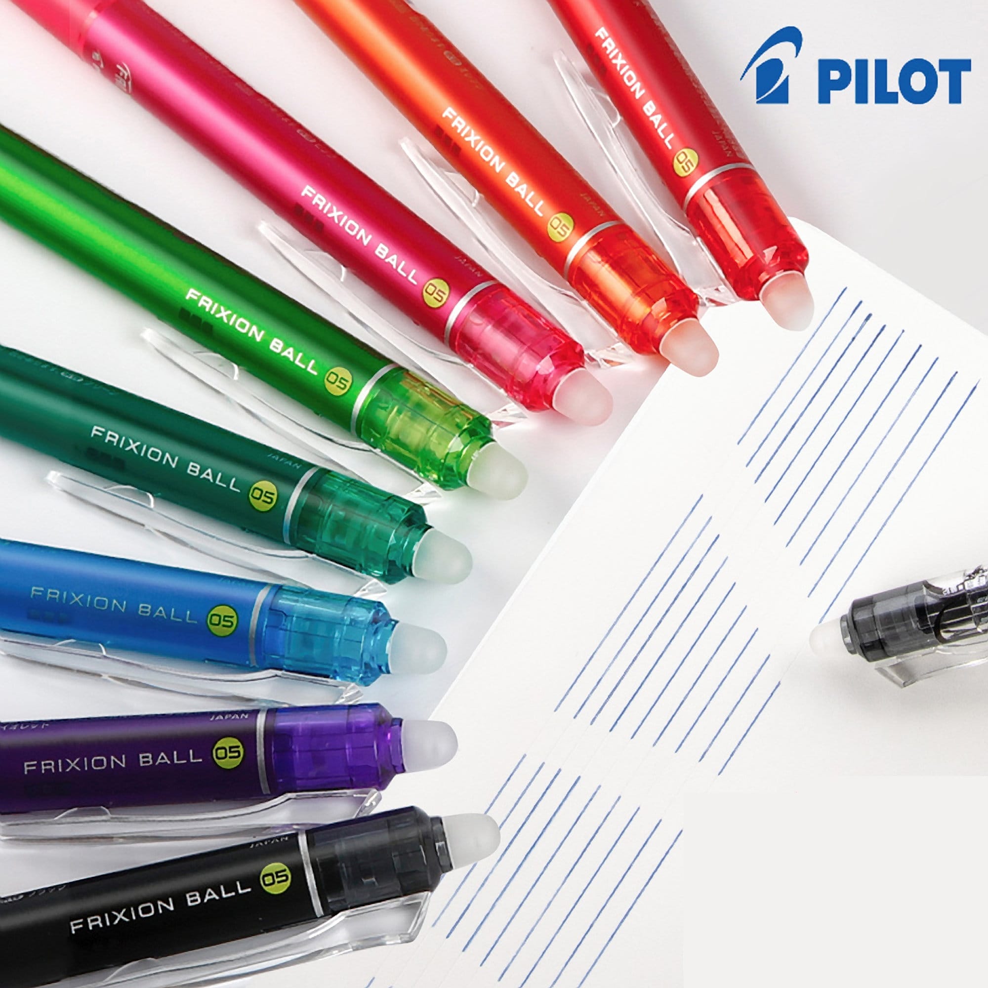 Specifiek Compliment eenzaam Pilot Frixion BLACK Ball Knock 05 Gel Pen 0.5 Mm Erasable Pen - Etsy