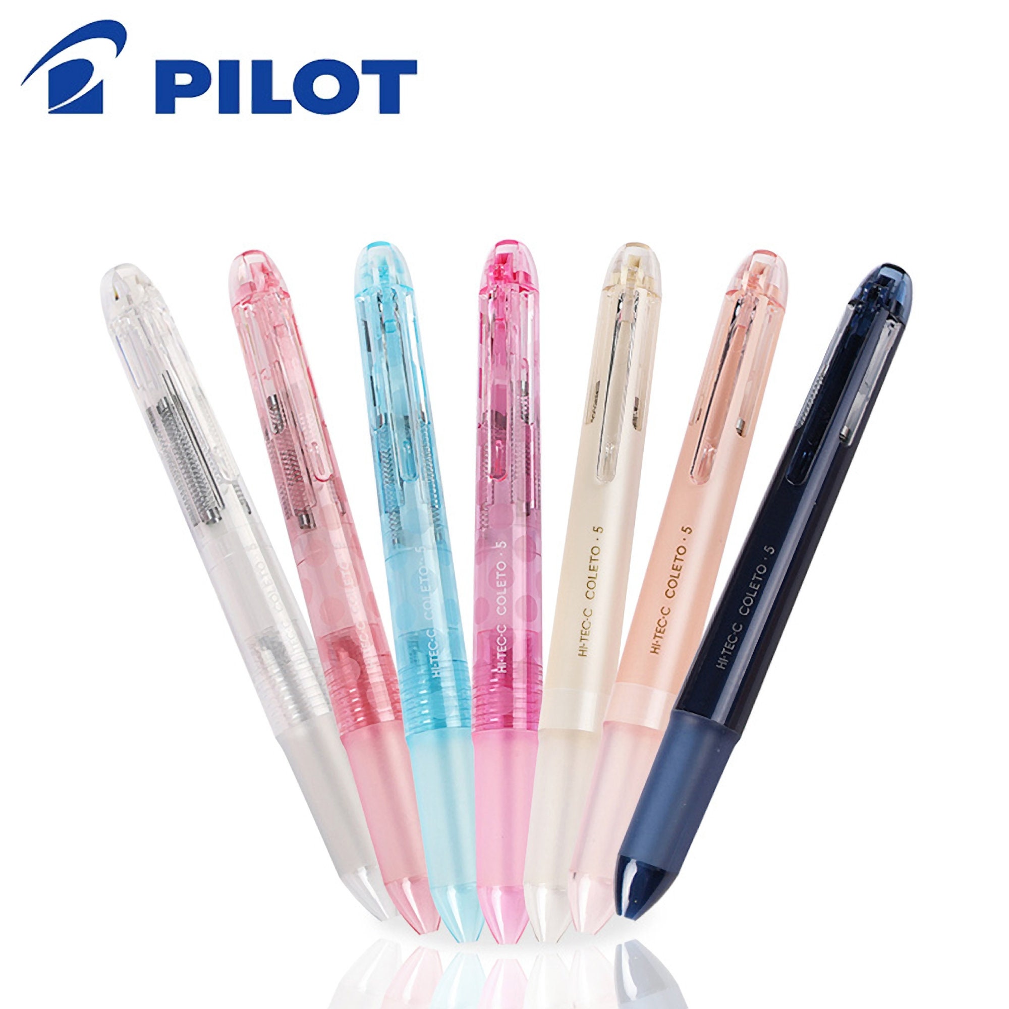 DOT BABY PINK Pilot Hi tec c Coleto 5 Color Multi Pen Body Etsy UK