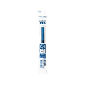 Peut inclure: Une recharge d'encre bleue pour les stylos à encre gel Pentel EnerGel Infree. La recharge est de 0,4 mm et porte la mention "LRN4TL" sur l'emballage.